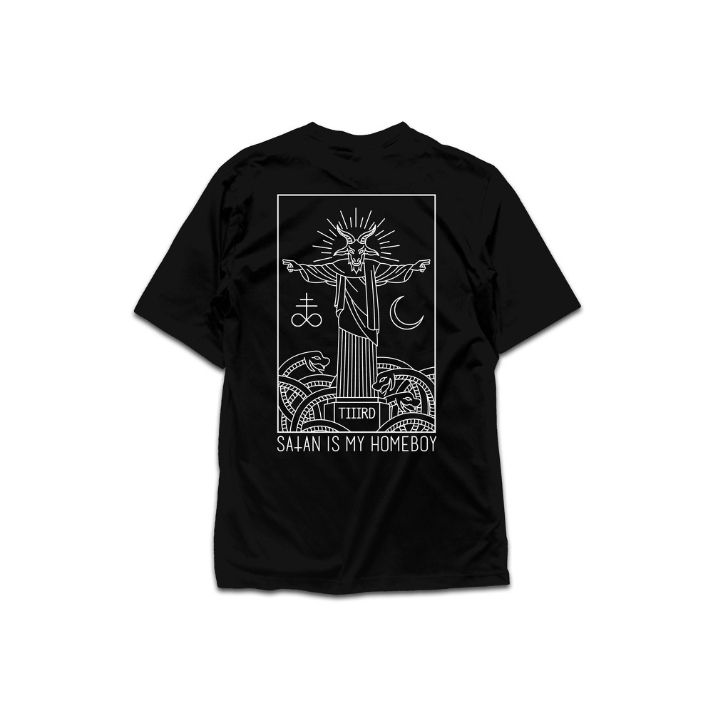 THIRDFLAG - SATAN IS MY HOMEBOY T-SHIRT 
